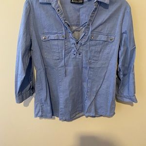 Denim blouse